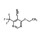 CAS#: 124342-82-1, 4-Ethoxy-6-(Trifluoromethyl)-5-Pyrimidinecarbonitrile