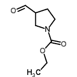 CAS#: 124438-22-8, Ethyl 3-Formyl-1-Pyrrolidinecarboxylate