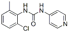 CAS 登录号:124441-49-2, 1-(2-氯-6-甲基苯基)-3-(吡啶-4-基甲基)脲