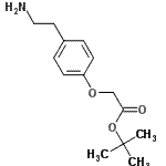CAS#: 124499-19-0, 2-Methyl-2-Propanyl [4-(2-Aminoethyl)Phenoxy]Acetate