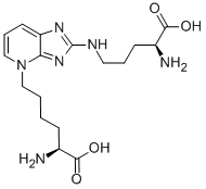 CAS#: 124505-87-9, (2S)-2-Amino-6-[2-[[(4S)-4-Amino-5-Hydroxy-5-Oxopentyl]Amino]Imidazo[4,5-b]Pyridin-4-Yl]Hexanoic Acid