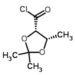 CAS#: 124600-39-1, (4S,5S)-2,2,5-Trimethyl-1,3-Dioxolane-4-Carbonyl Chloride