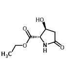 CAS#: 124618-51-5, Ethyl (3S)-3-Hydroxy-5-Oxo-L-Prolinate