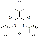 CAS 登录号:1247-87-6, 5-环己基-1,3-二苯基巴比妥酸