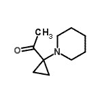 CAS#: 124706-28-1, 1-[1-(1-Piperidinyl)Cyclopropyl]Ethanone