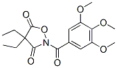 CAS 登录号:124756-24-7, 4,4-二乙基-2-(3,4,5-三甲氧基苯甲酰基)-1,2-恶唑烷-3,5-二酮
