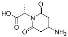 CAS 登录号：124756-83-8， (3S)-3-氨基-5-[[(2S)-1-羟基-1-氧代丙烷-2-基]氨基]-5-氧代戊酸