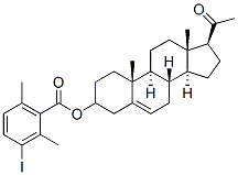 CAS#: 124784-16-3, [(3S,8S,9S,10R,13S,14S,17S)-17-Acetyl-10,13-Dimethyl-2,3,4,7,8,9,11,12,14,15,16,17-Dodecahydro-1H-Cyclopenta[a]Phenanthren-3-Yl] 3-Iodo-2,6-Dimethylbenzoate
