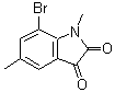 CAS#: 124807-89-2, 7-Bromo-1,5-Dimethyl-1H-Indole-2,3-Dione