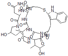 CAS 登录号：124818-58-2， S-脱氧-(gamma-羟基-3-异亮氨酰)-鹅膏毒肽