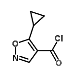 CAS#: 124845-05-2, 5-Cyclopropyl-1,2-Oxazole-4-Carbonyl Chloride