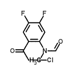 CAS#: 124959-06-4, N-[2-(Chloroacetyl)-4,5-Difluorophenyl]-N-Methylformamide
