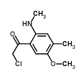 CAS#: 124959-21-3, 2-Chloro-1-[5-Methoxy-4-Methyl-2-(Methylamino)Phenyl]Ethanone