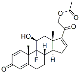 CAS#: 1250-85-7, 9-Fluoro-11beta,21-Dihydroxypregna-1,4,16-Triene-3,20-Dione 21-Acetate