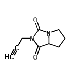 CAS#: 125030-31-1, 2-(2-Propyn-1-Yl)Tetrahydro-1H-Pyrrolo[1,2-c]Imidazole-1,3(2H)-Dione