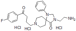 CAS#: 125094-03-3, 3-(2-Aminoethyl)-8-[4-(4-Fluorophenyl)-4-Oxobutyl]-1-Phenyl-1,3,8-Triazaspiro[4.5]Decan-4-One Trihydrochloride