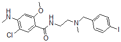 CAS#: 125141-02-8, 5-Chloro-N-[2-[(4-Iodophenyl)Methyl-Methylamino]Ethyl]-2-Methoxy-4-Methylaminobenzamide