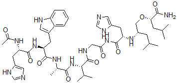 CAS#: 125185-94-6, N-Acetyl-leu(26)-psi(CH2O)leu(27)-gastrin relasing peptide (20-27)