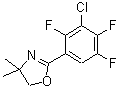 CAS#: 125290-76-8, 2-(3-Chloro-2,4,5-Trifluorophenyl)-4,4-Dimethyl-4,5-Dihydro-1,3-Oxazole