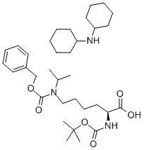 CAS 登录号：125323-99-1， N2-[(1,1-二甲基乙氧基)羰基]-N6-(1-甲基乙基)-N6-[(苯基甲氧基)羰基]-L-赖氨酸