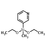 CAS#: 125338-12-7, 3-[Diethoxy(Methyl)Silyl]Pyridine