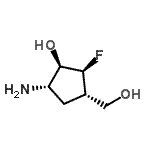 CAS#: 125356-70-9, (1R,2S,3S,5S)-5-Amino-2-Fluoro-3-(Hydroxymethyl)Cyclopentanol