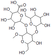 CAS#: 125365-17-5, 3,4,5-Trihydroxy-6-[5-Hydroxy-6-(Hydroxymethyl)-2-Methoxy-4-[3,4,5-Trihydroxy-6-(Hydroxymethyl)Oxan-2-Yl]Oxyoxan-3-Yl]Oxyoxane-2-Carboxylic Acid