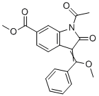 CAS#: 1253769-13-9, methyl (3Z)-1-acetyl-3-[methoxy(phenyl)methylidene]-2-oxoindole-6-carboxylate