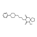 CAS#: 125481-61-0, 6-Hydroxy-8-{4-[4-(2-Pyrimidinyl)-1-Piperazinyl]Butyl}-8-Azaspiro[4.5]Decane-7,9-Dione