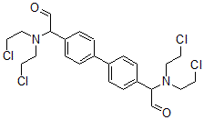 CAS#: 125518-25-4, 2-[Bis(2-Chloroethyl)Amino]-2-[4-[4-[1-[Bis(2-Chloroethyl)Amino]-2-Oxoethyl]Phenyl]Phenyl]Acetaldehyde