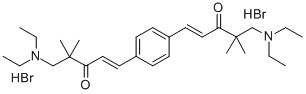 CAS#: 125563-95-3, (E)-5-Diethylamino-1-[4-[(E)-5-Diethylamino-4,4-Dimethyl-3-Oxopent-1-Enyl]Phenyl]-4,4-Dimethylpent-1-En-3-One Dihydrobromide