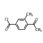 CAS#: 125564-46-7, 4-Acetyl-3-Methylbenzoyl Chloride