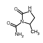 CAS 登录号：125577-53-9， 5-甲基-2-氧代-咪唑烷-1-甲酰胺