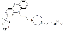 CAS#: 1256-01-5, Hexahydro-4-[3-[2-(Trifluoromethyl)-10H-Phenothiazin-10-Yl]Propyl]-1H-1,4-Diazepine-1-Ethanol Dihydrochloride