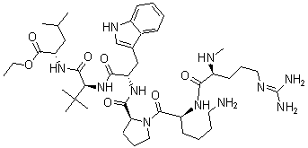 CAS#: 125600-60-4, Methylarginyl-Lysyl-Prolyl-Tryptophyl-Tert-Leucyl-Leucyl-Ethyl Ester