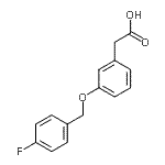 CAS#: 125721-49-5, {3-[(4-Fluorobenzyl)Oxy]Phenyl}Acetic Acid