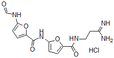 CAS 登录号：125746-78-3， N-(3-氨基-3-亚氨基丙基)-5-[(5-甲酰氨基呋喃-2-羰基)氨基]呋喃-2-甲酰胺盐酸盐