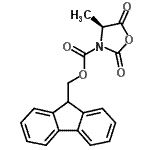 CAS#: 125814-20-2, 9H-Fluoren-9-Ylmethyl (4S)-4-Methyl-2,5-Dioxo-1,3-Oxazolidine-3-Carboxylate