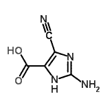 CAS 登录号：125815-69-2， 2-氨基-4-氰基-1H-咪唑-5-羧酸