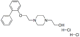 CAS 登录号：125849-24-3， 2-[4-[2-(2-苯基苯氧基)乙基]哌嗪-1-基]乙醇二盐酸盐