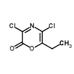 CAS#: 125849-98-1, 3,5-Dichloro-6-Ethyl-2H-1,4-Oxazin-2-One