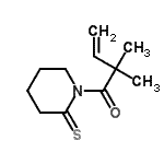 CAS#: 125880-13-9, 2,2-Dimethyl-1-(2-Thioxo-1-Piperidinyl)-3-Buten-1-One