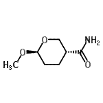 CAS#: 125927-61-9, (3R,6S)-6-Methoxytetrahydro-2H-Pyran-3-Carboxamide