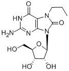 CAS#: 126092-77-1, 2-Amino-9-[(2R,3R,4S,5R)-3,4-Dihydroxy-5-(Hydroxymethyl)Oxolan-2-Yl]-7-Propyl-3H-Purine-6,8-Dione