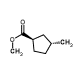 CAS#: 126110-37-0, Methyl (1R,3R)-3-Methylcyclopentanecarboxylate