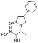CAS#: 126145-46-8, N-Hydroxy-alpha-Methyl-2-Oxo-4-Phenyl-1-Pyrrolidineethanimidamide