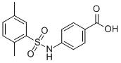 CAS#: 126146-01-8, 4-[[(2,5-Dimethylphenyl)Sulfonyl]Amino]-Benzoic Acid