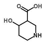 CAS#: 126150-99-0, 4-Hydroxy-3-Piperidinecarboxylic Acid