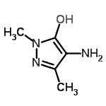 CAS#: 126230-39-5, 4-Amino-1,3-Dimethyl-1H-Pyrazol-5-Ol