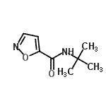 CAS#: 126243-10-5, N-(2-Methyl-2-Propanyl)-1,2-Oxazole-5-Carboxamide